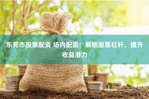 东莞市股票配资 场内配资：解锁股票杠杆，提升收益潜力