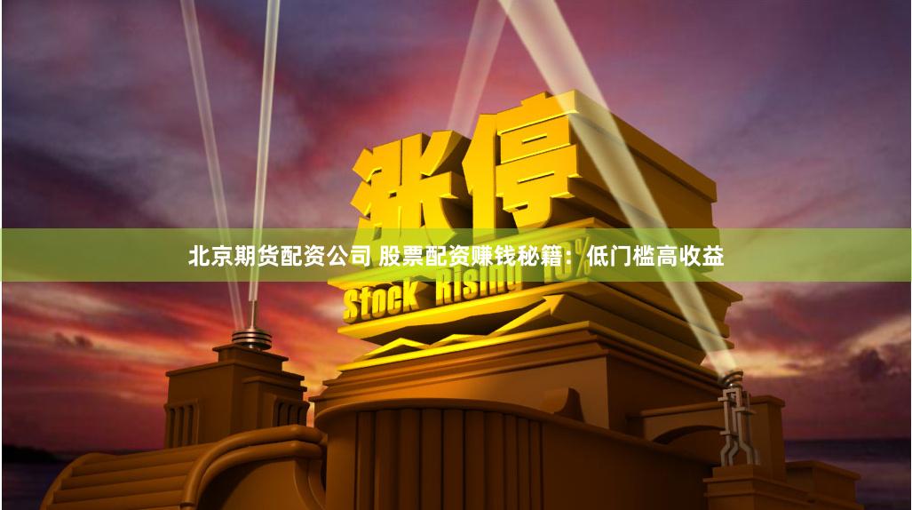 北京期货配资公司 股票配资赚钱秘籍：低门槛高收益